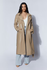Isla Pu Trench - Taupe | MESHKI US