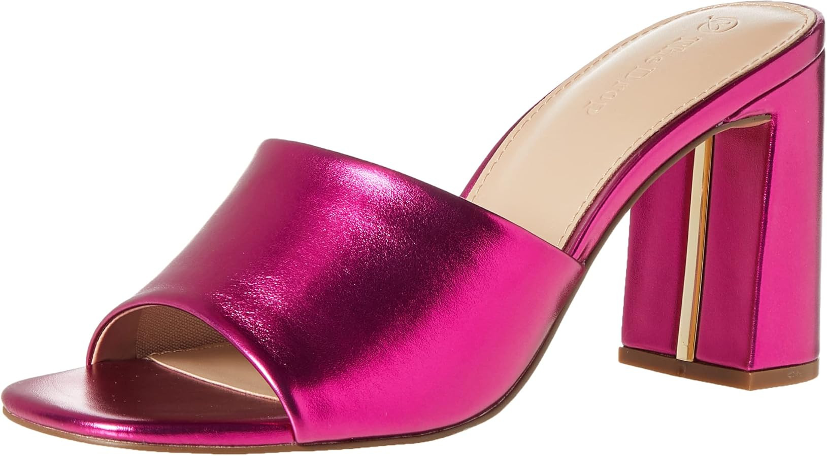 The Drop Women's Pattie High Block-Heeled Mule Sandal, Hot Pink Metallic, 7 : Amazon.ca: Clothing... | Amazon (CA)