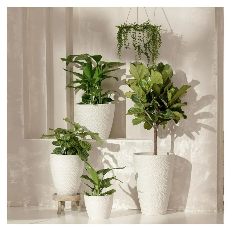 WTYCB Large Outdoor Tall Planter - 20 Inch Indoor Tree Planter, Plant Pot Flower Pot Containers, ... | Walmart (US)