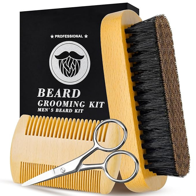Stocking Stuffers for Men Beard Brush for Men Mens Stocking Stuffer Valentines Day Gifts for Him ... | Amazon (US)