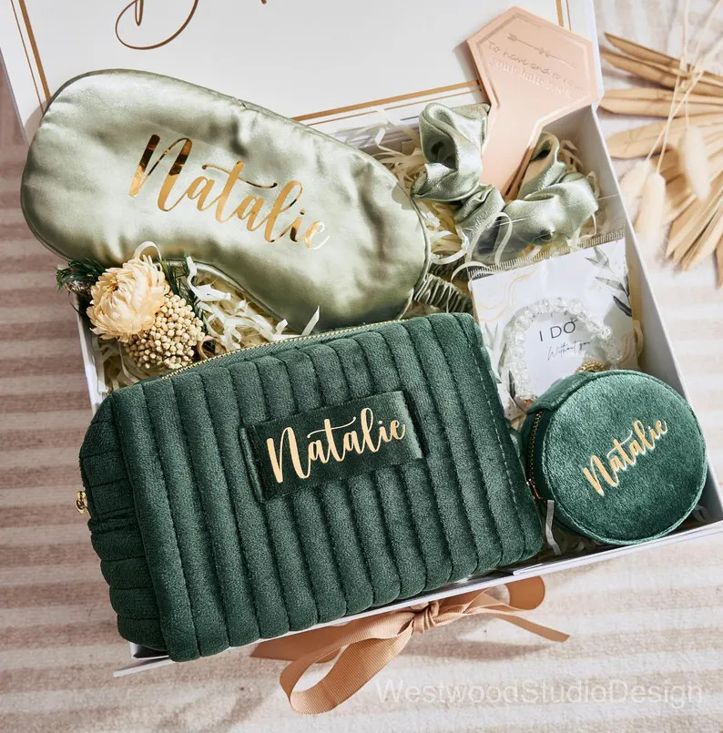 Will You Be My Bridesmaid Proposal Box Set, Personalized Bridesmaid Gift Box Set Matron, Maid of ... | Etsy (US)