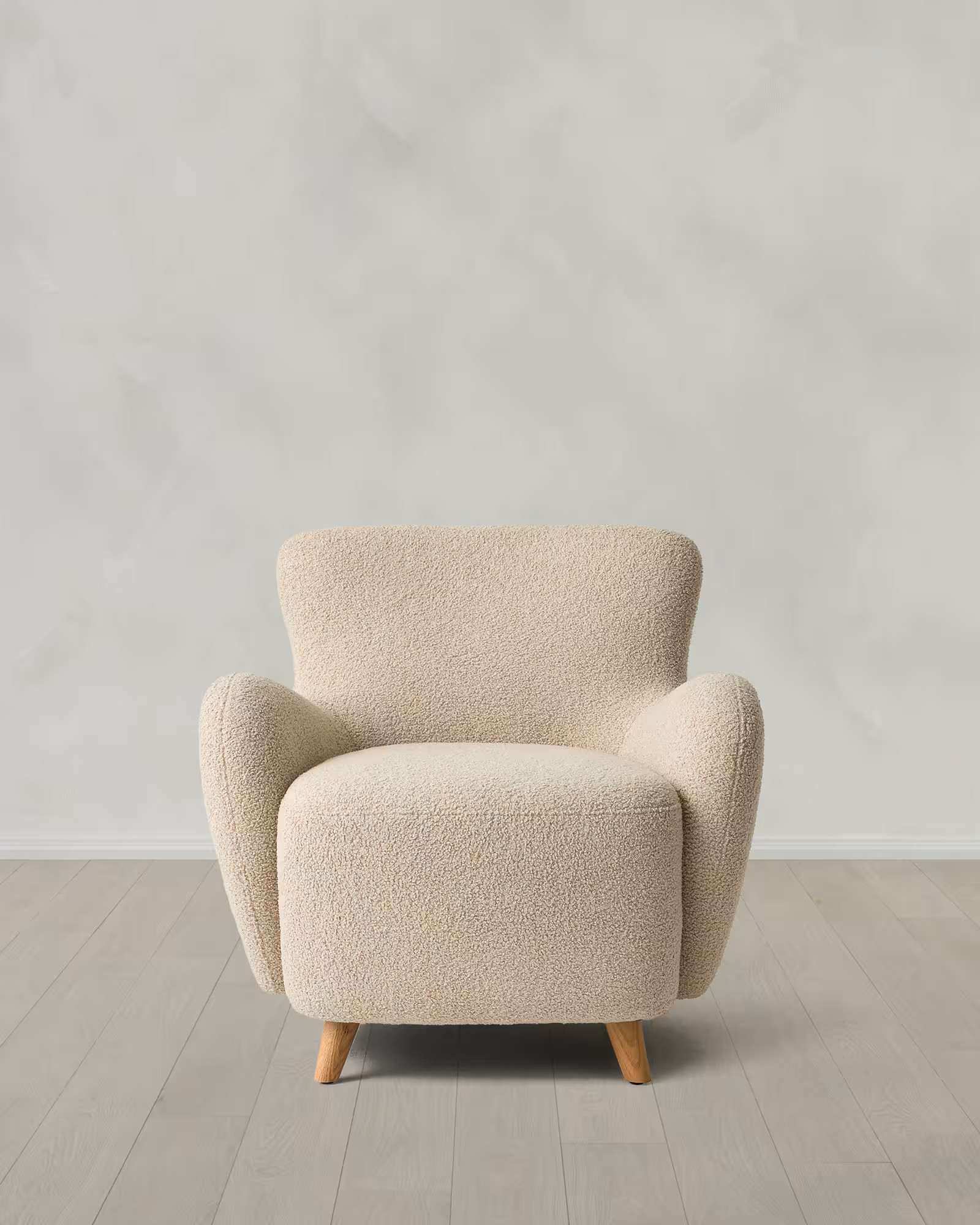Teddy Boucle Wingback Accent Chair | Quince