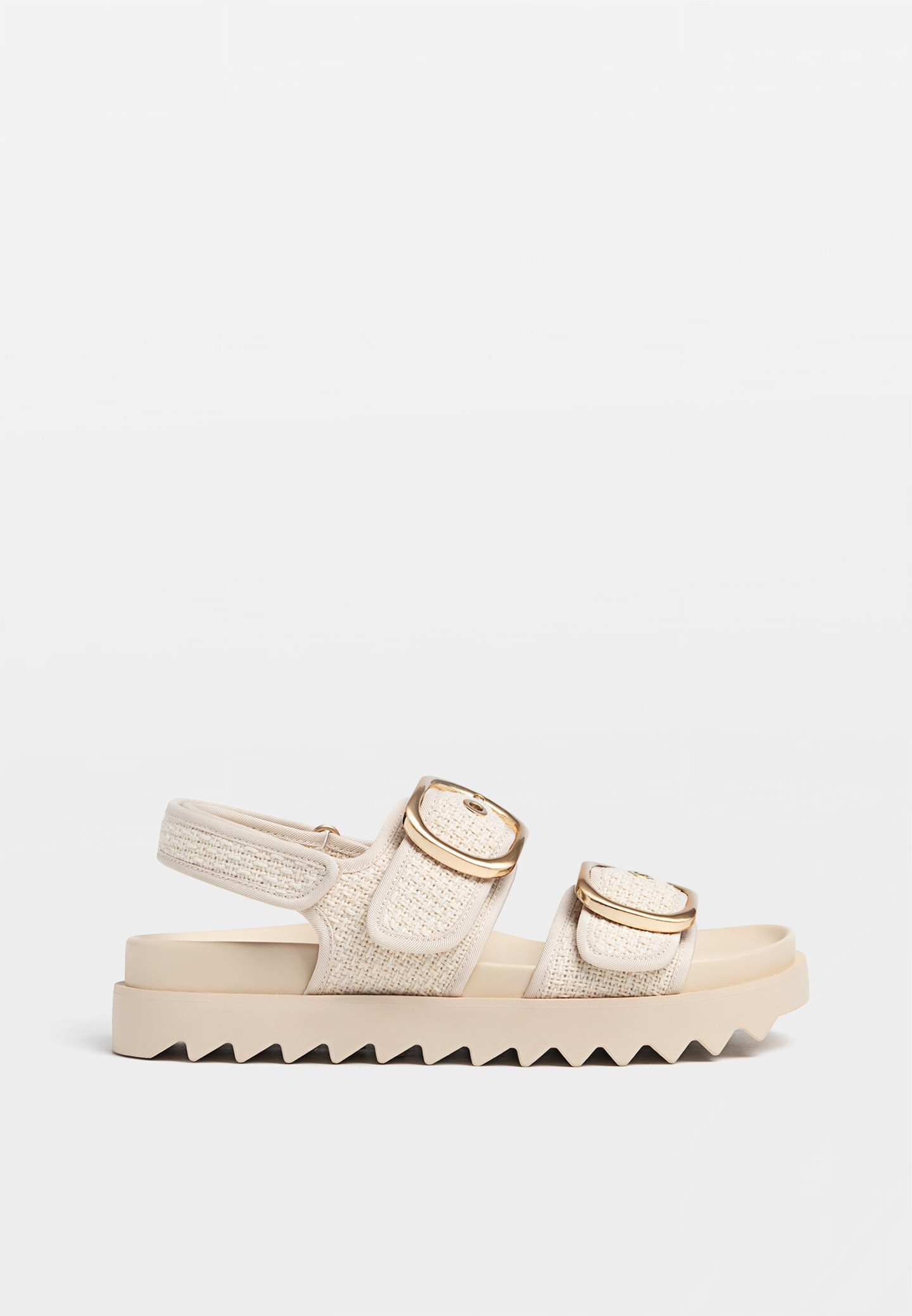 Women’s flat fabric sandals - Women's Shoes | Stradivarius United Kingdom | Stradivarius (UK)