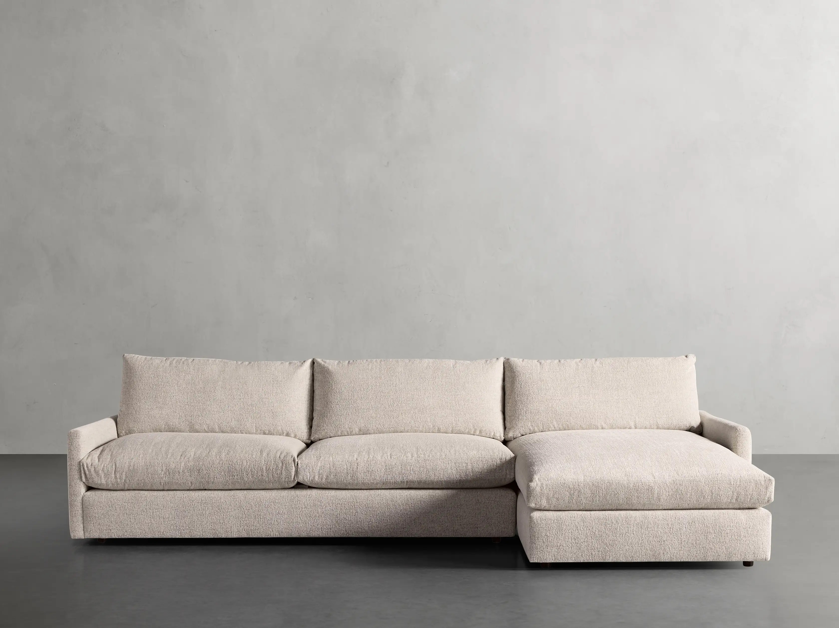 Kipton Two Piece Sectional with Chaise | Arhaus