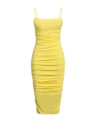 Pinko Woman Midi dress Yellow Size S Viscose | YOOX (US)