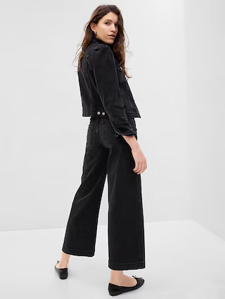 High Rise Stride Ankle Jeans with Washwell | Gap (US)