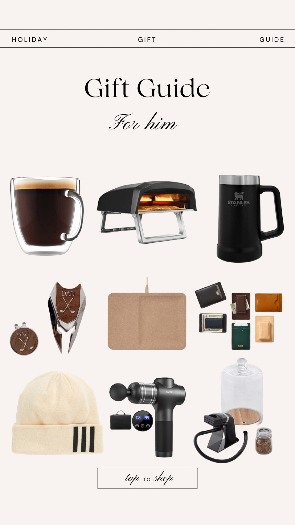 Gift guide for him 

#LTKGiftGuide #LTKSeasonal #LTKHoliday