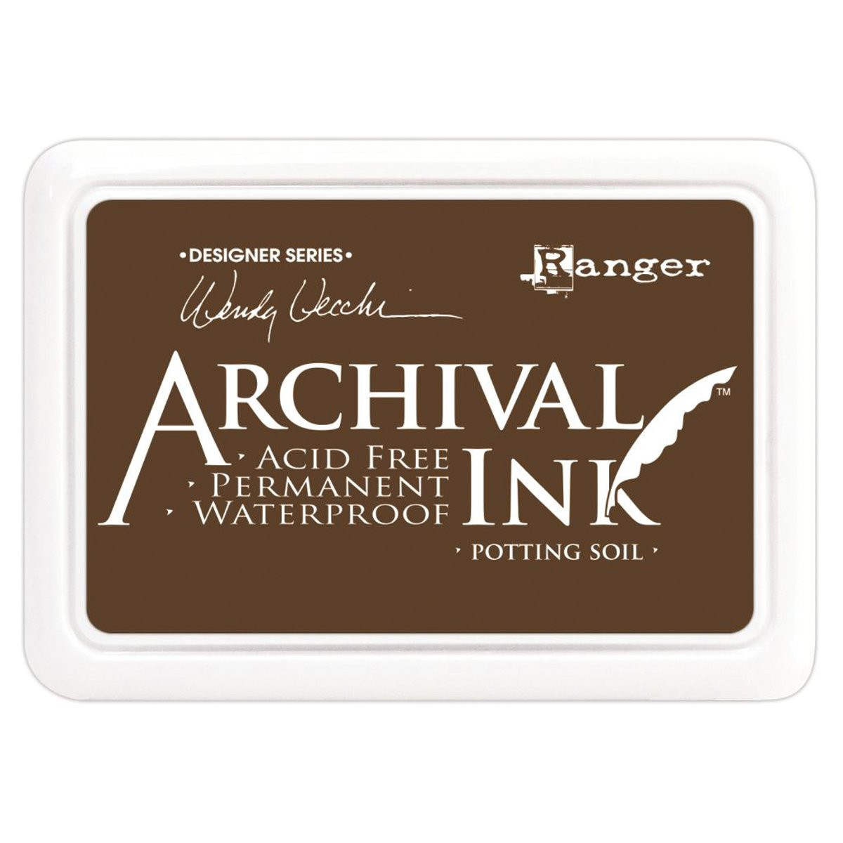 Ranger AID-38979 Wendy Vecchi Designer Series Archival Ink Pad, Potting Soil | Amazon (US)