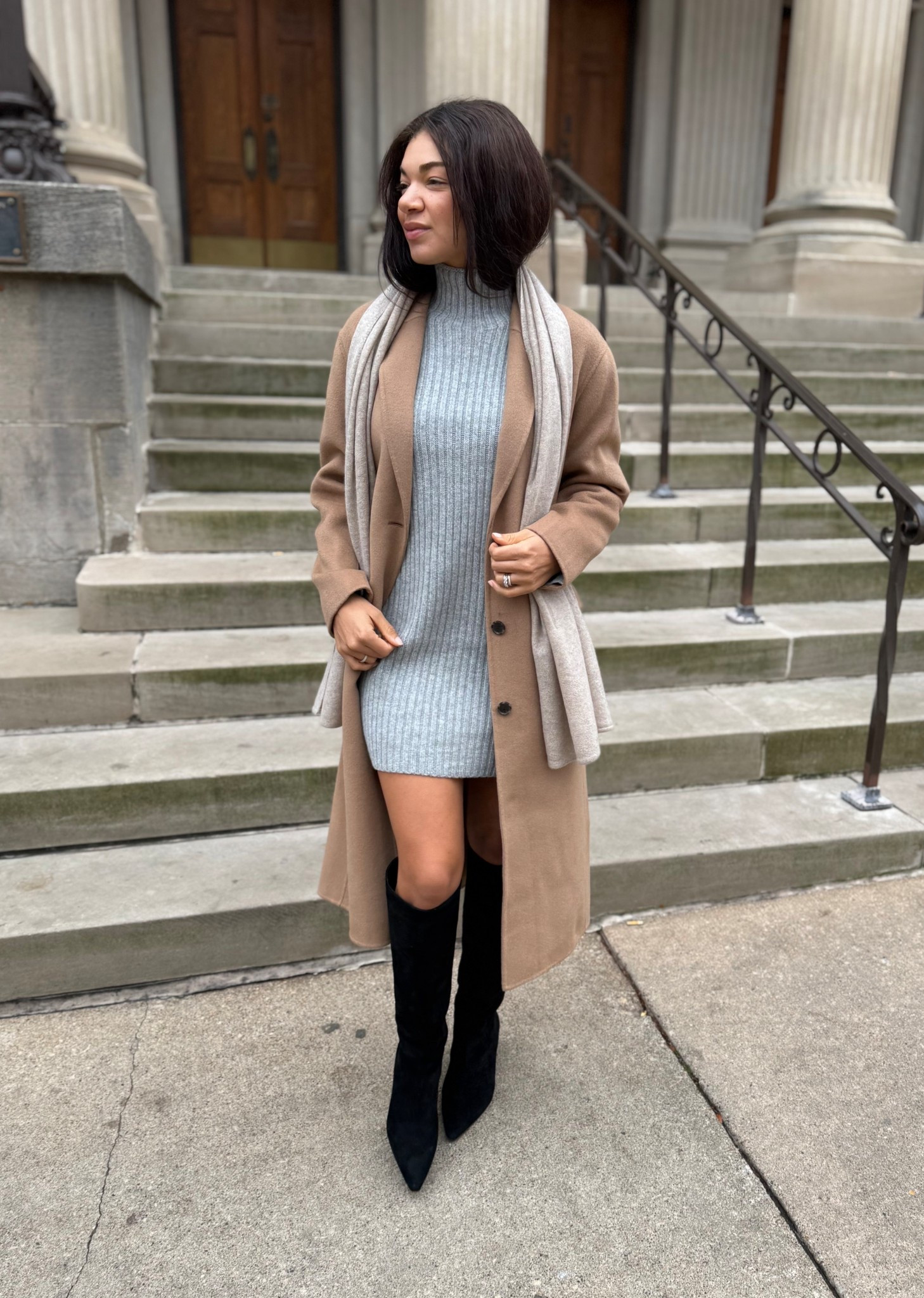 This cashmere wrap is so versatile! Wear it as a scarf for your winter outfits, or wear it as a wrap for an extra cozy layer over your everyday outfits 

#LTKootd #LTKSeasonal