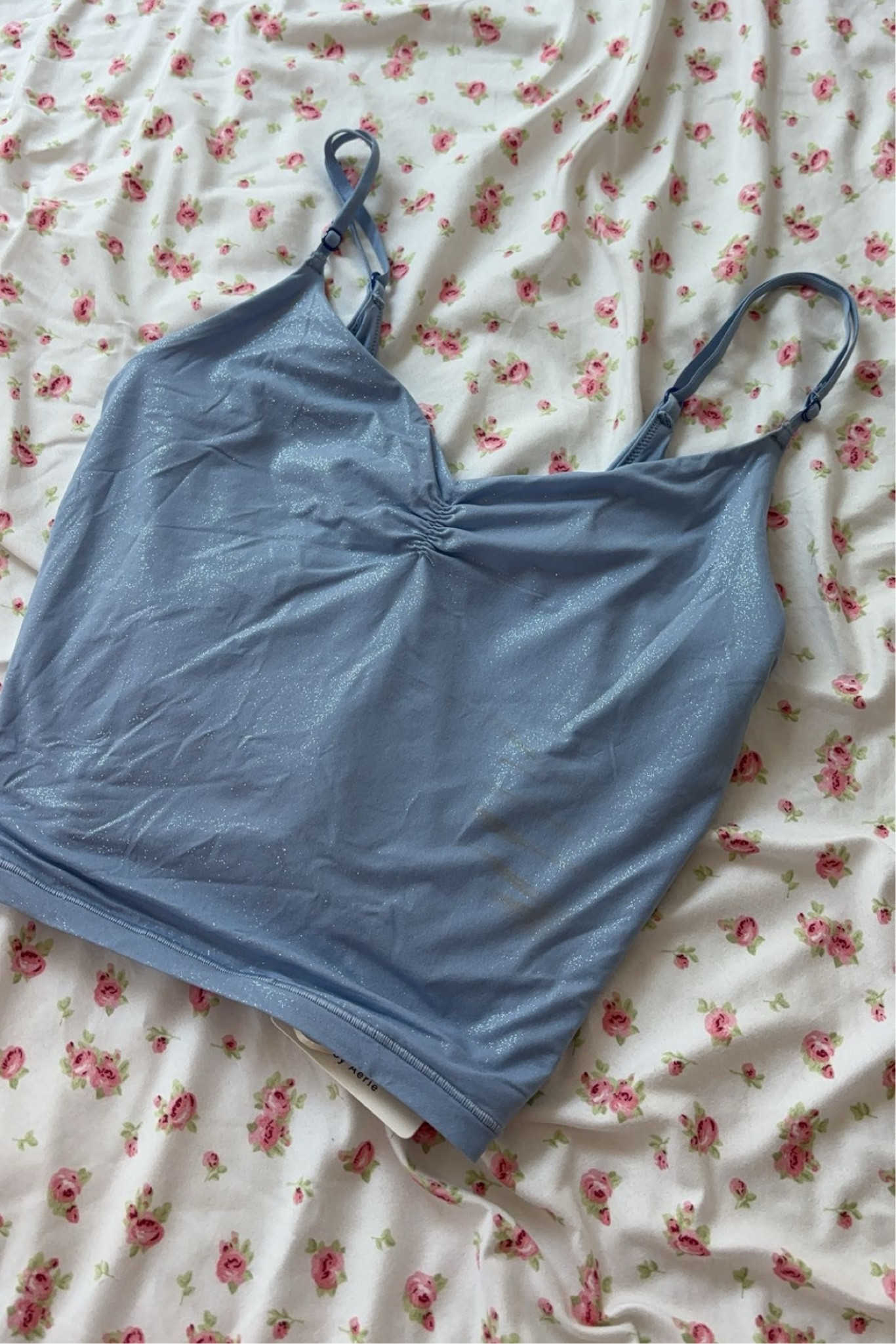 I got a size small <3 love this sparkly crop tank from aerie that’s on sale rn!!

#LTKSaleAlert #LTKStyleTip #LTKFindsUnder50