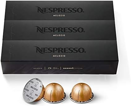 Nespresso Capsules VertuoLine, Melozio, Medium Roast Coffee, 30 Count Coffee Pods, Brews 7.77 Oun... | Amazon (US)