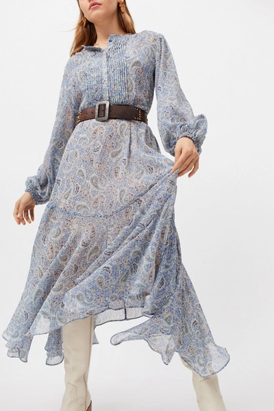 Dress Forum Shark-Bite Hem Midi Dress | Urban Outfitters (US and RoW)