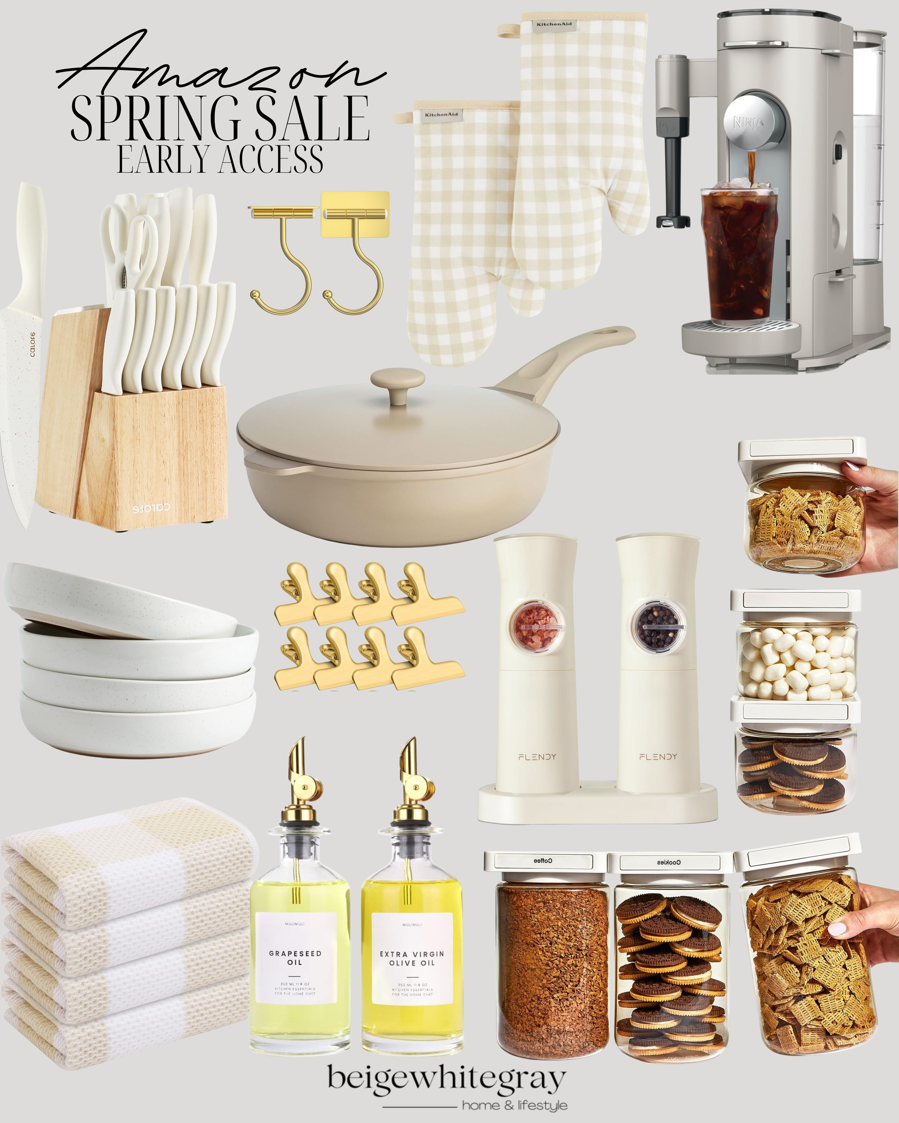 Amazon Early Access Spring Sale!
Amazon Spring Sale / Amazon Sale / Amazon Daily Deals / Neutral Kitchen / Spring Home / Scalloped Cookware / Linen Aprons / Ceramic Mixing Bowls / Wooden Cutting Boards / Light Linen Tablecloths / Spring-Themed Tea Towels / Decorative Trays / Woven Placemats / Glass Storage Jars / Herb Planters / Pastel Utensil Holders /  Fresh Floral Centerpieces / Spring Scented Candles / Stoneware Dinnerware / Colored Glassware / Brass Flatware / Soft Area Rugs / Light Oak Bar Stools / Open Shelf Decor / Decorative Pitchers / Ceramic Canisters / Fresh Herb Kits / Mason Jar Drinkware / Faux Artichokes / Spring Greenery / Spring Kitchen Decor / 
 

 

#LTKSeasonal #LTKHome #LTKSaleAlert