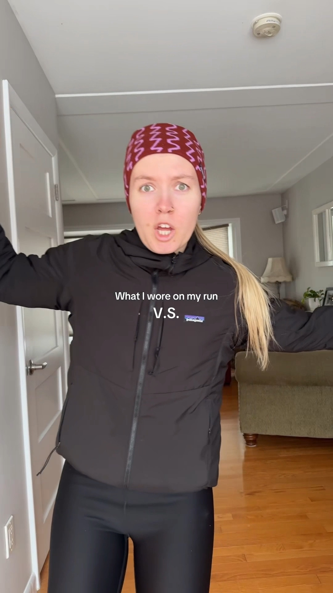 What I wore on my winter run v.s. what I want to wear! 

On my run I wore the Patagonia powder town headband with the Patagonia nano-air  jacket in size medium (size up for extra room) which is perfect for layering base layers underneath! I have the LSKD aeroswift long sleeve on underneath in size small. And for bottoms I always do fleece lined leggings from lululemon (size 4) for all winter running

What I wanted to wear is a Nike dry fit long sleeve in size small paired with the lululemon down for it all vest (size up | wearing size 6) and the lululemon fast and free shorts on the bottom (size Xsmall)





#LTKwinter #LTKfitness #LTKcanada