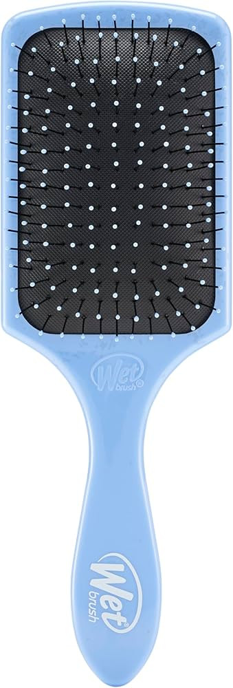 Wet Brush Paddle Detangler Hair Brush, Sky, Ultra-Soft IntelliFlex Bristles with AquaVent Design,... | Amazon (US)