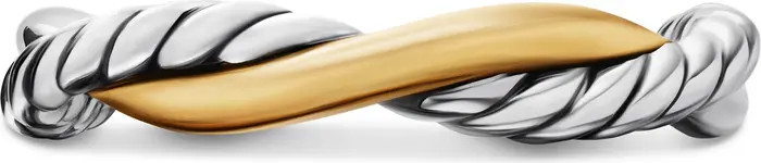 Petite Infinity Band Ring in Sterling Silver with 14K Yellow Gold | Nordstrom