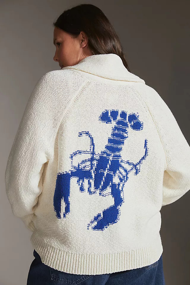 Maeve Lobster Cardigan | Anthropologie (US)