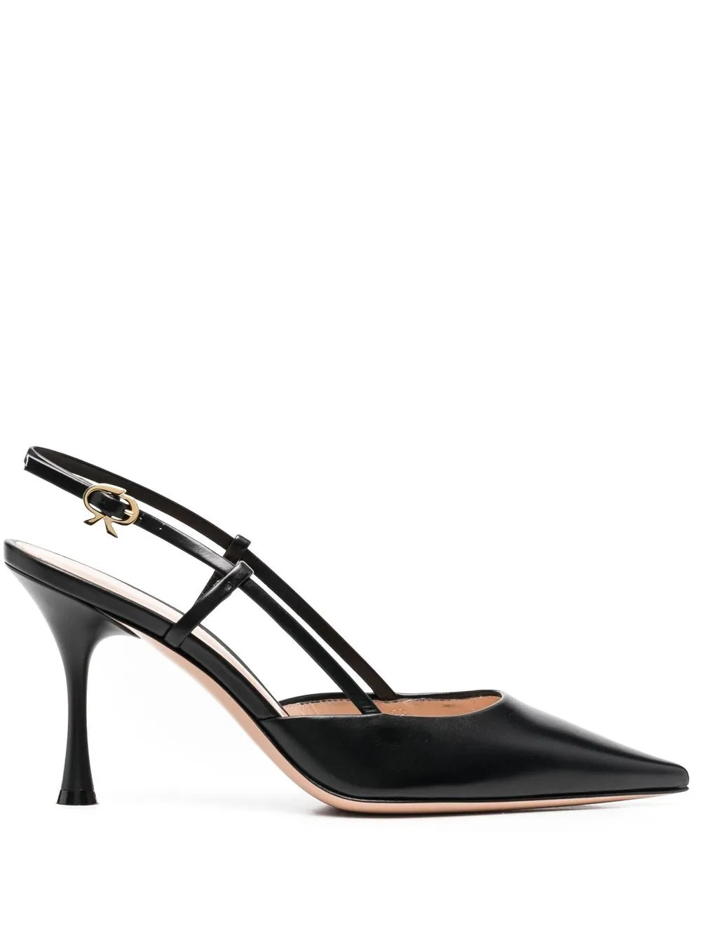 Gianvito Rossi Ascent 85mm Slingback Pumps - Farfetch | Farfetch Global