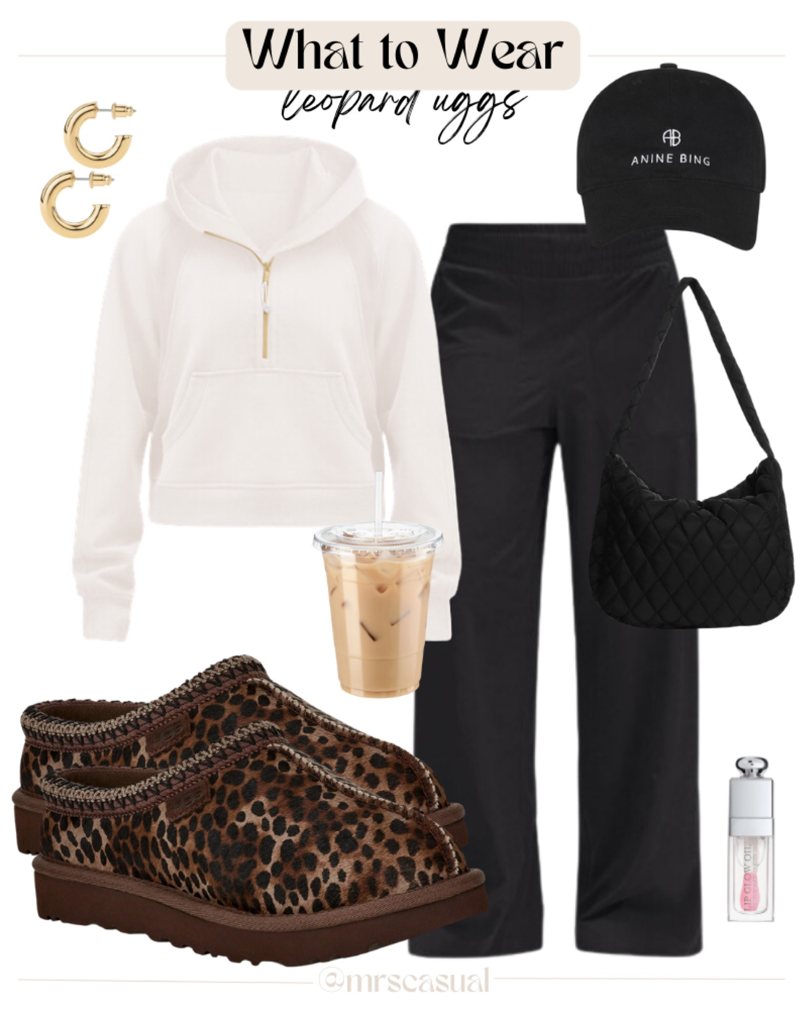 Leopard Uggs outfit idea for Fall 🍂 lululemon gold zip scuba! 

#LTKFindsUnder100 #LTKShoeCrush #LTKSeasonal
