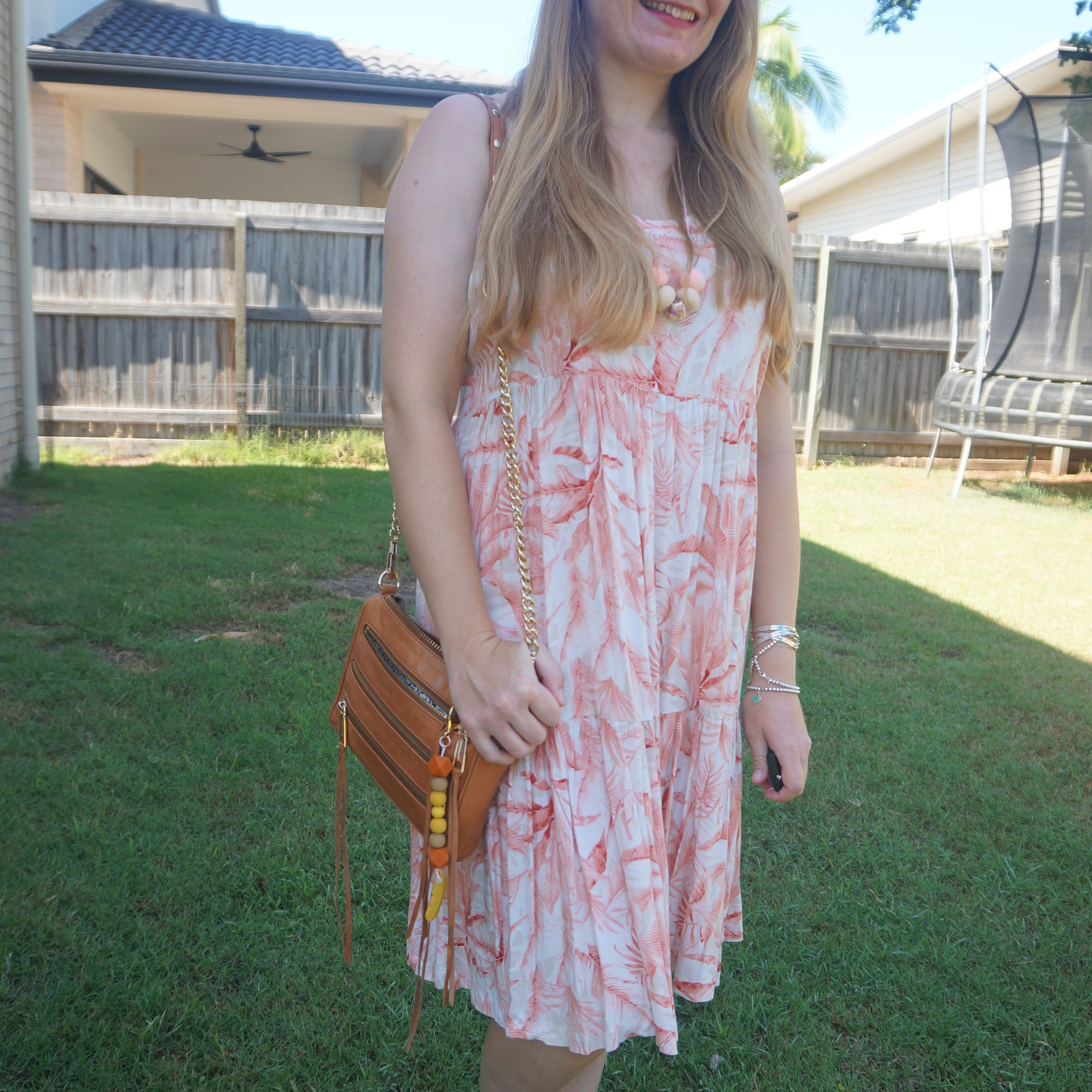Thrifted Kmart Anko orange palm print sundress with tan Rebecca Minkoff mini 5-zip bag 🧡

#LTKbag #LTKaustralia #LTKsummer
