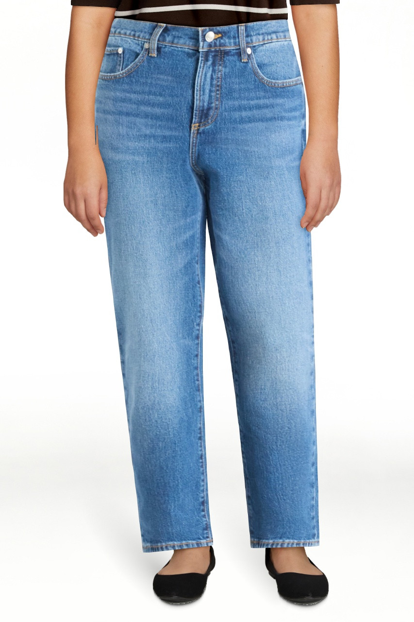 Free Assembly Women's Mid Rise Ankle Length Slim Jeans, 27" Inseam, Sizes 0-18 | Walmart (US)