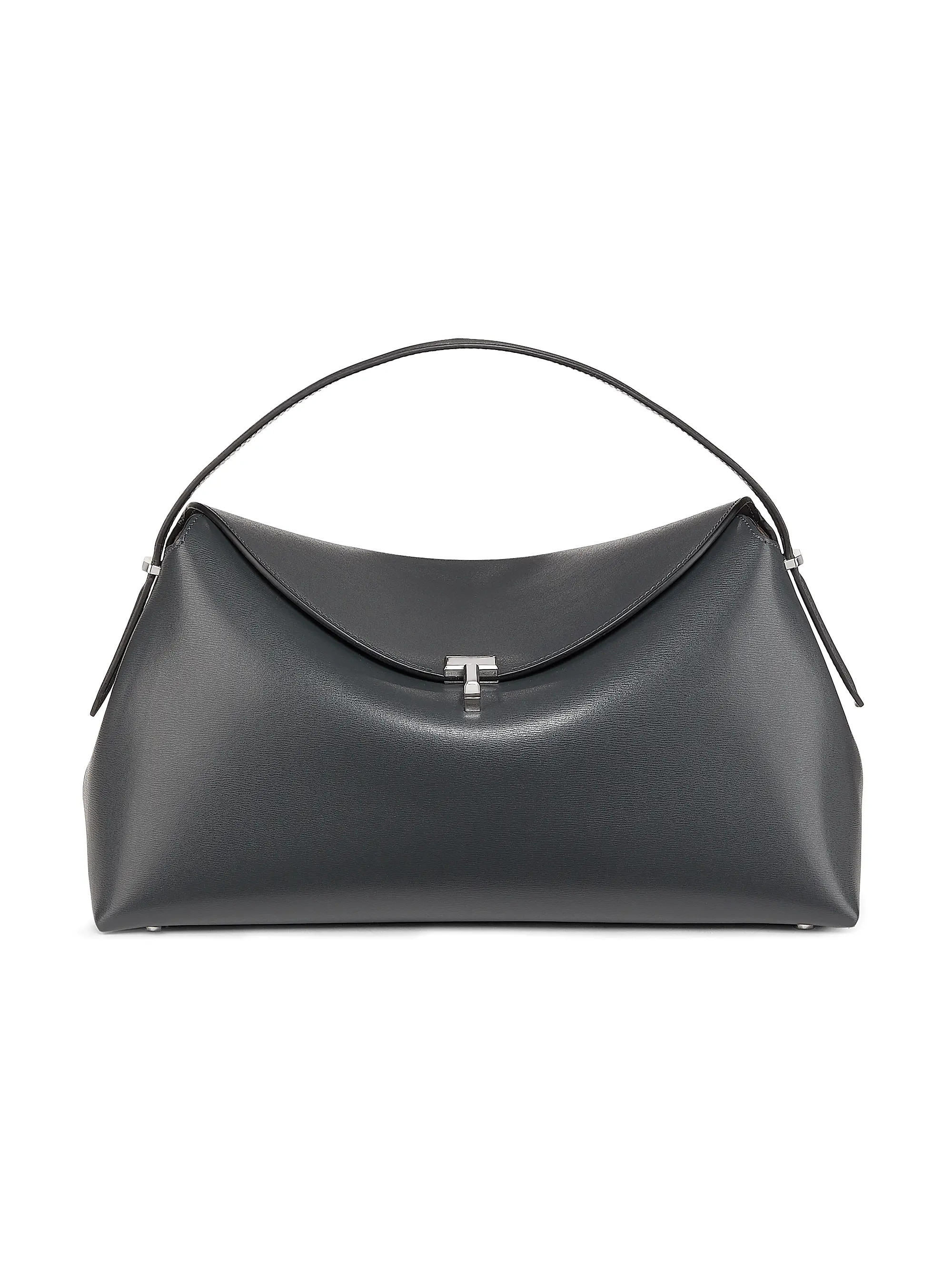 T-Lock Leather Top-Handle Bag | Saks Fifth Avenue