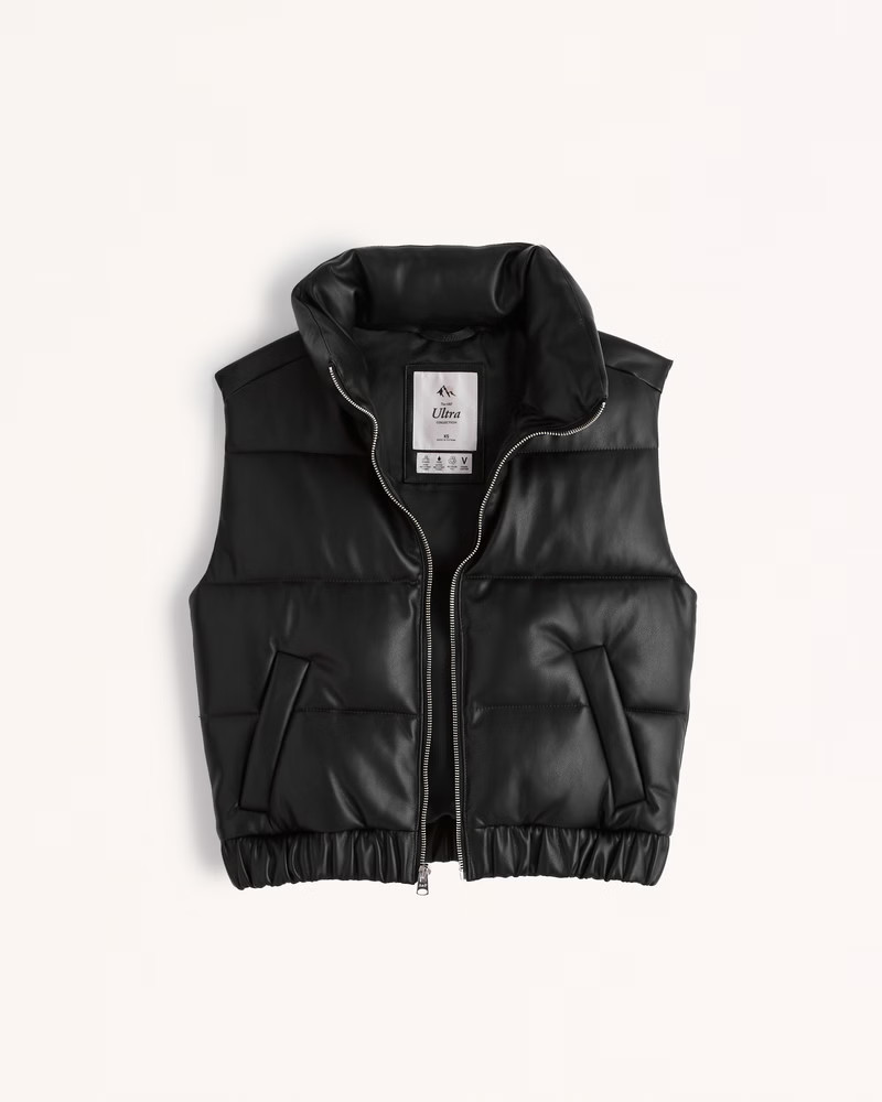 Women's Ultra Mini Puffer Vest | Women's Coats & Jackets | Abercrombie.com | Abercrombie & Fitch (US)
