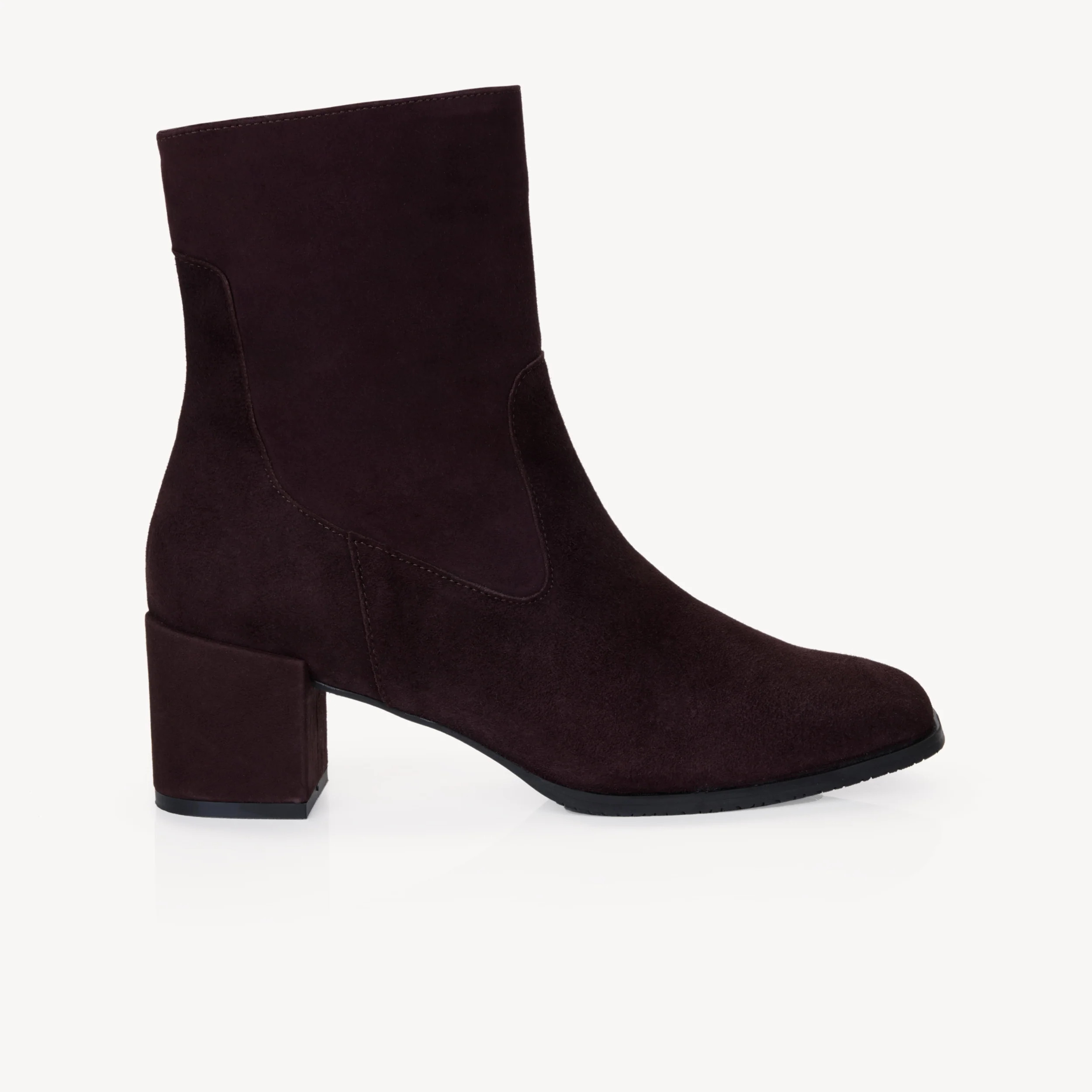 Queenie: Brown Suede Ankle Boots | Air & Grace