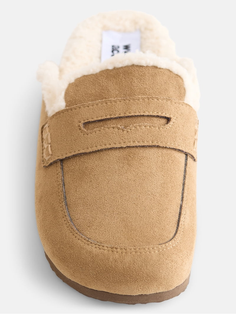 Weekend Academy Little & Big Girls Cozy Loafer Clog Shoes | Walmart (US)