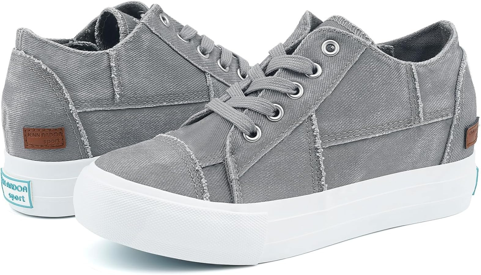 JENN ARDOR Wedge Sneakers for Women Lightweight Platform Shoes High Top Fashion Sneakers Hidden W... | Amazon (US)