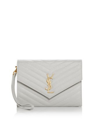 SAINT LAURENT Cassandre Matelasse Flap Pouch  | Bloomingdale's Saint Laurent Shop All Women | Bloomingdale's (US)