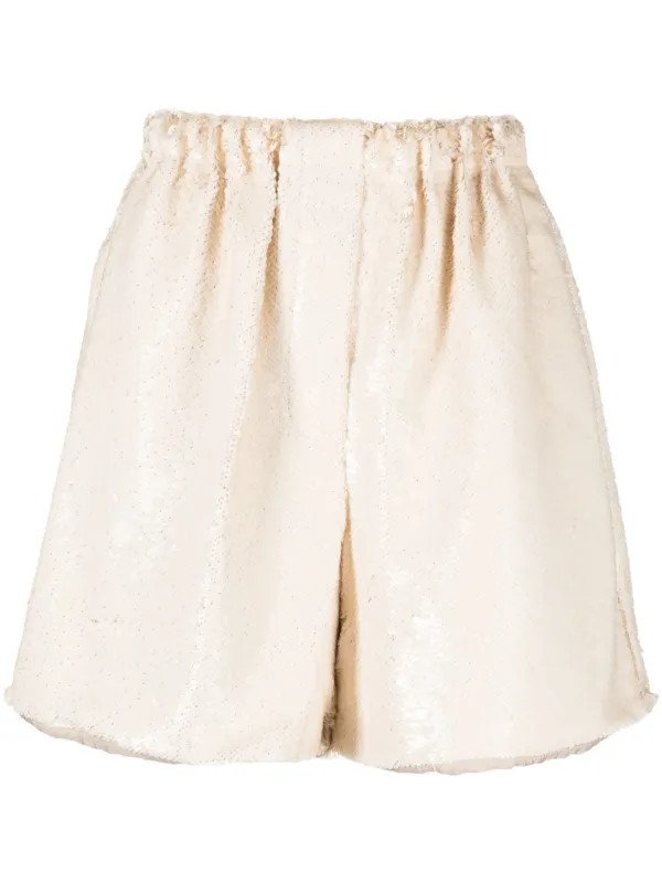 The Frankie Shop Jazze sequin-embellished Shorts - Farfetch | Farfetch Global