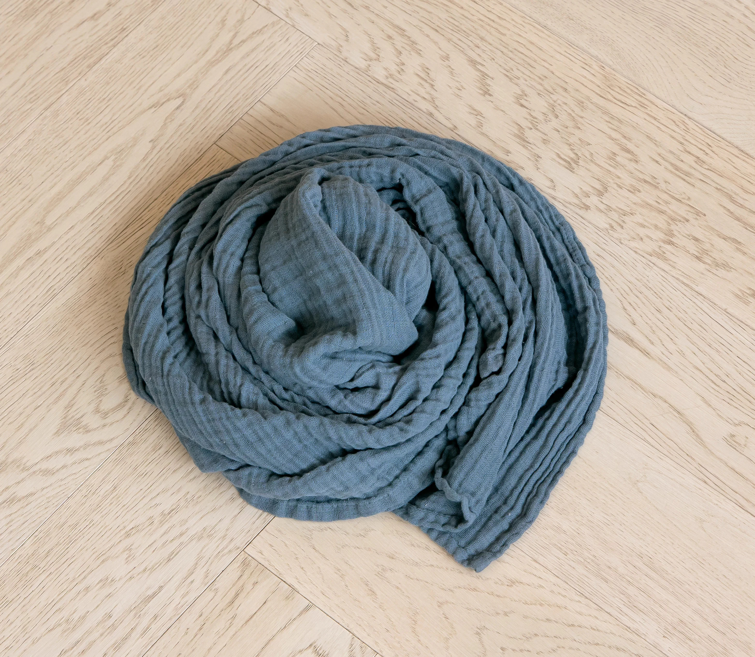 PREORDER August - Muslin Swaddle Baby Blanket in Balsam Green - made from 100% cotton double gauz... | Etsy (US)