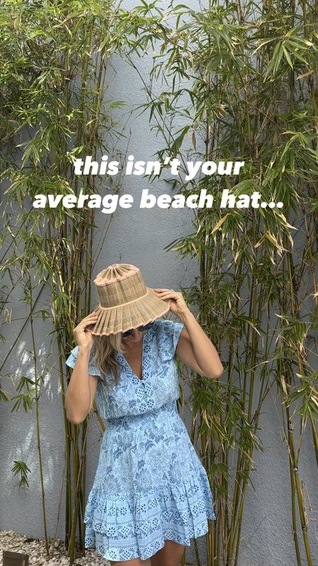 Resort Wear
vacation outfit | blue dress | beach hat 

#LTKswim #LTKtravel #LTKSeasonal