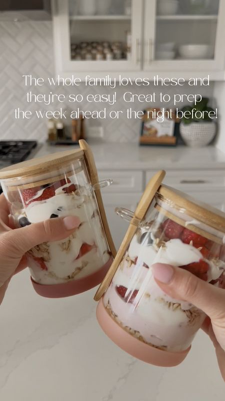 Love these containers for yogurt parfaits and overnight oats! So easy to grab and go for those busy mornings! 

#LTKfamily #LTKFind #LTKhome
