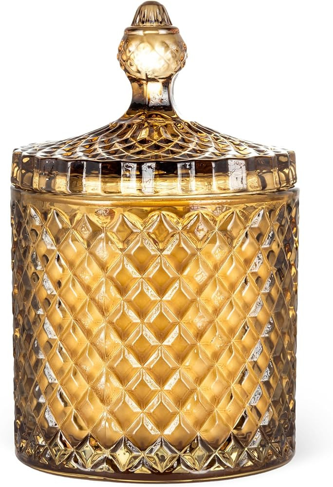 Hidden label Large Wood Wick Jasmine Magnolia Scented Candles,Soy Wax Candle for Home Scented,Lon... | Amazon (US)