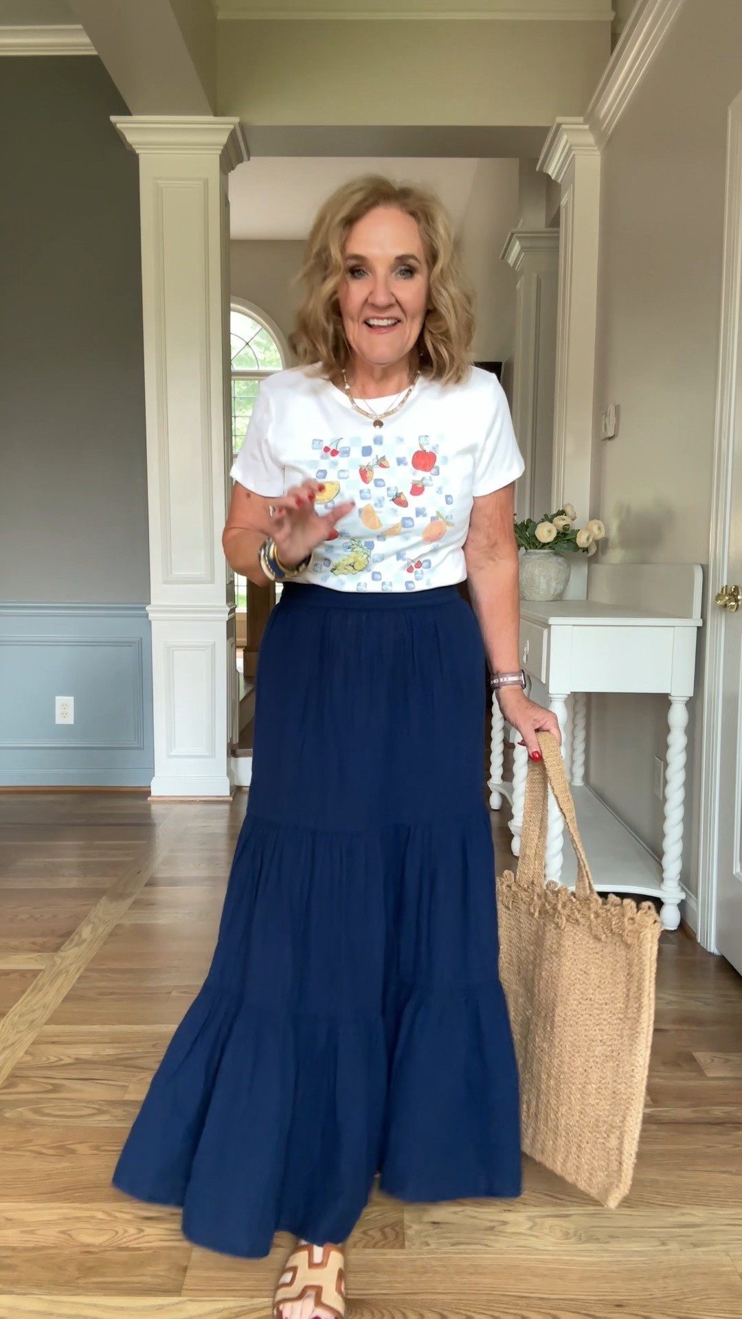 Easy under $40 dresses for those hot summer days and celebrations. 
Red white blue floral size medium size up if in between
Navy/white midi dress size medium 
Light blue white floral flutter sleeve size small 
Navy gauze maxi skirt size medium 
Picnic graphic tee size large 

Check out my other links too for you summer necessities. And I love this tarte lip vinyl you can add! My favorite go to color is rosy brown. 

Summer dresses, Fourth of July affordable fashion 

#kohlsfinds @kohls #kohlspartner

#LTKPetite #LTKFindsUnder50 #LTKOver40