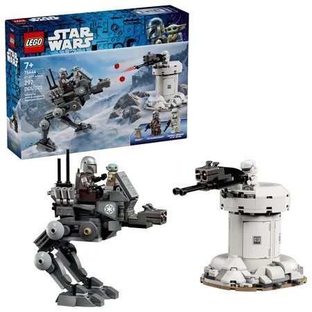 LEGO Star Wars AT-RT Attack - Building Toy for Boys & Girls, Ages 7+ - With The Mandalorian & Grogu Minifigures - Playset for Kids - Gift for Birthdays - 75444 | Walmart (US)