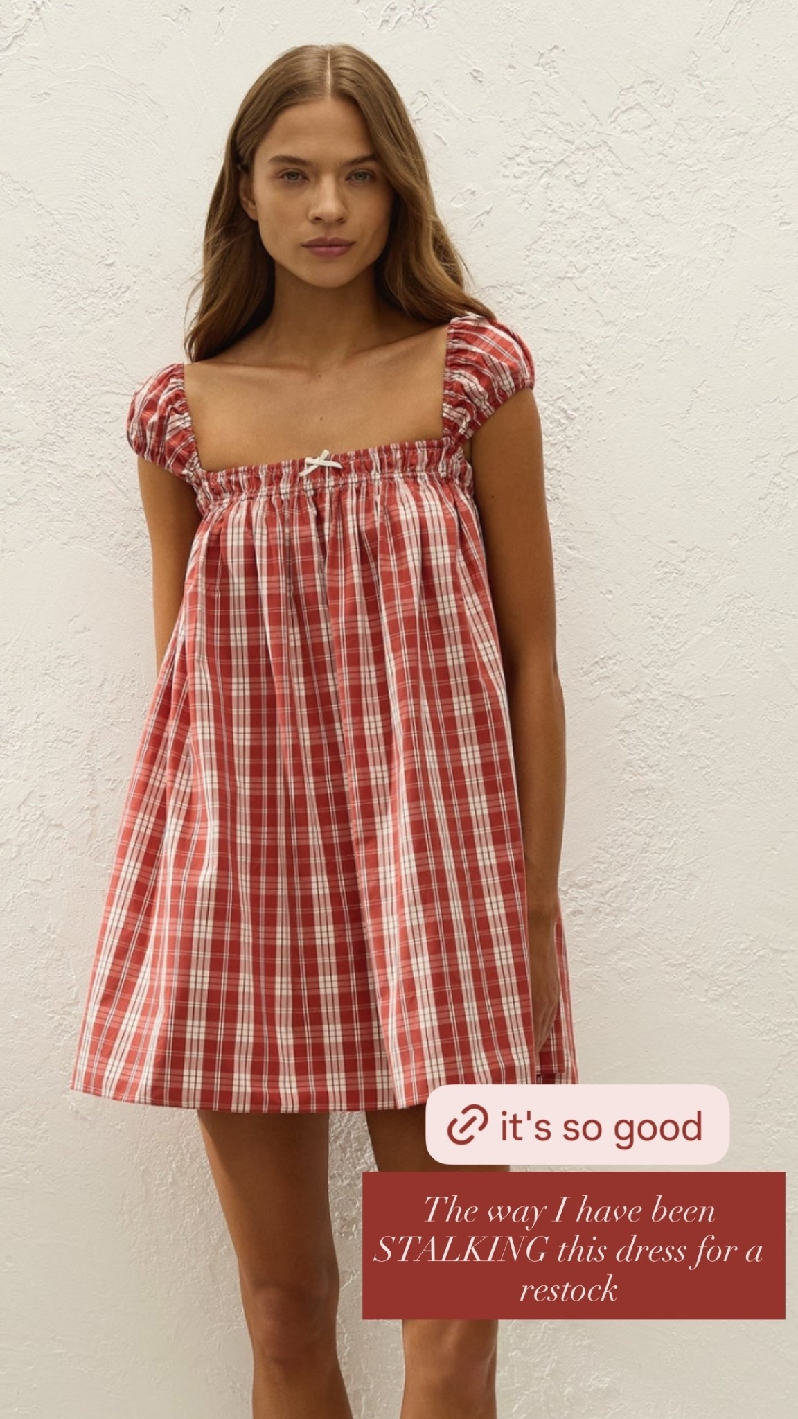 The way I have been STALKING this dress for a restock