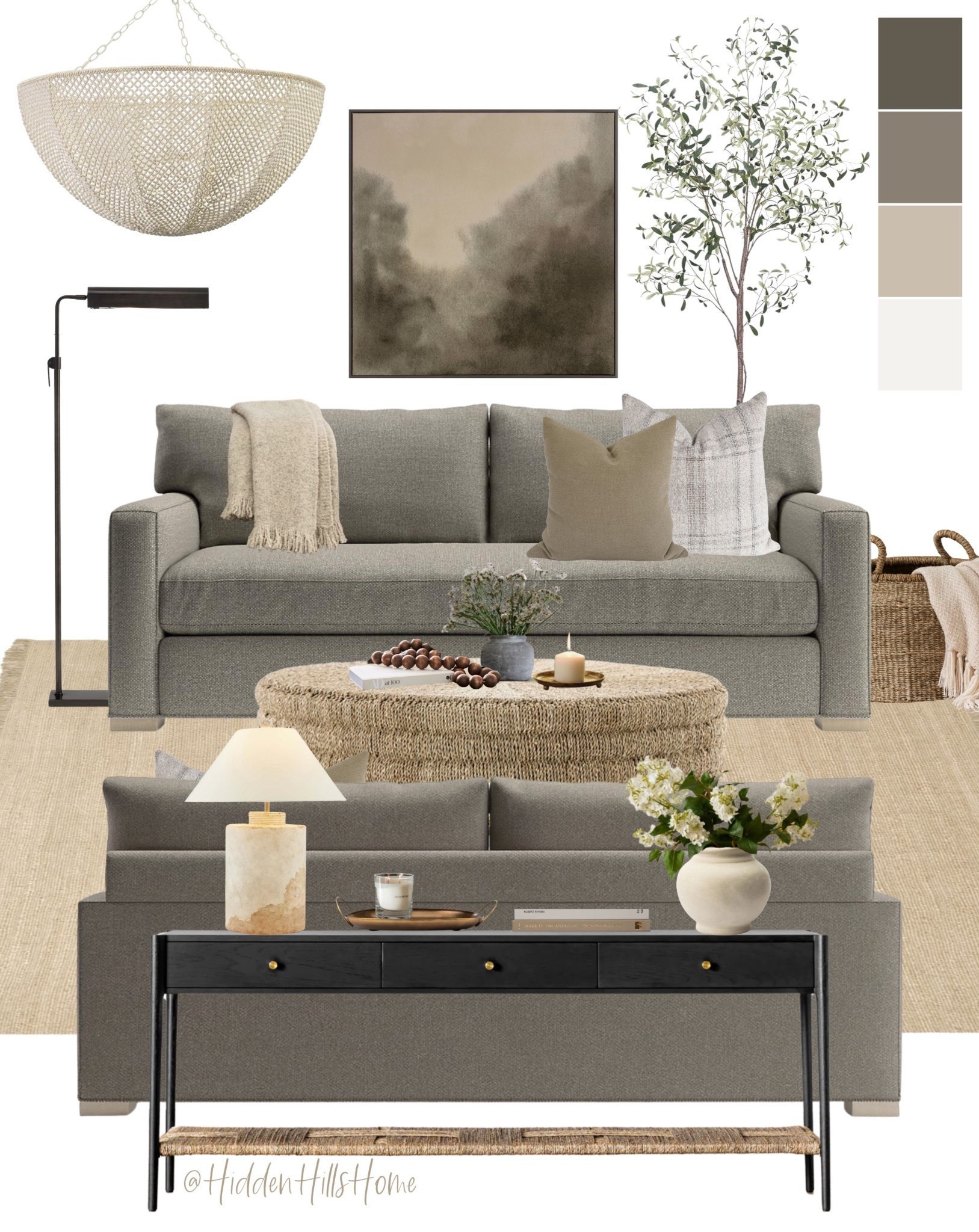 Living room decor ideas! Living room mood board, cozy living room, coffee table decor, living room sofa, rug, home decor, living room design, family room #home

#LTKHome #LTKSeasonal #LTKSaleAlert