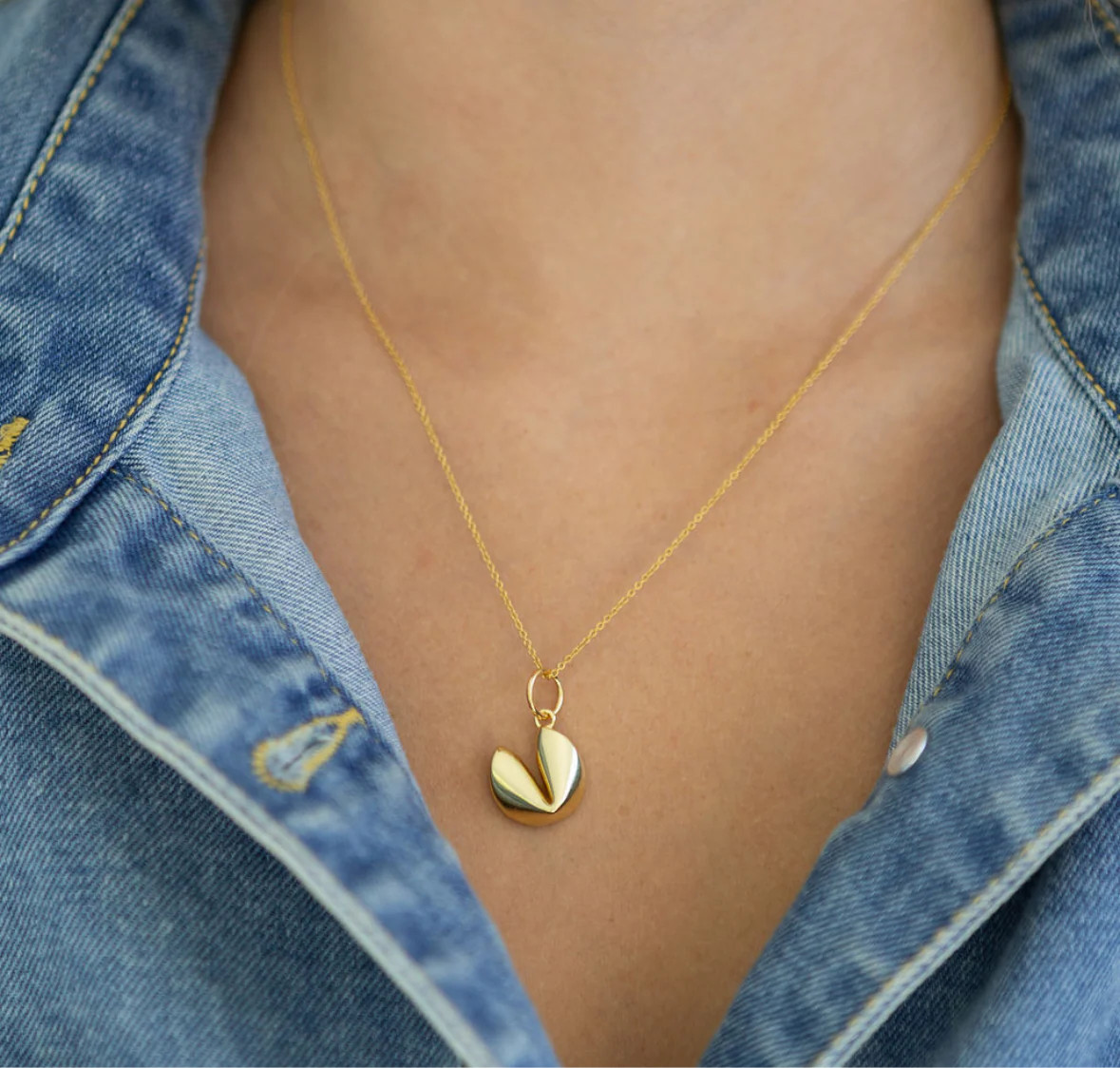 Fortune Cookie Necklace | Erin McDermott Jewelry
