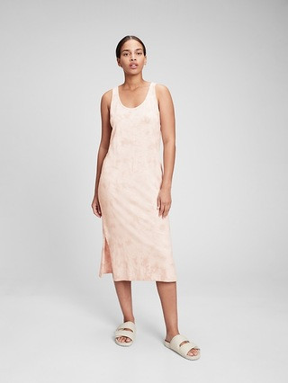 Scoopneck Sleeveless Midi Dress | Gap Factory