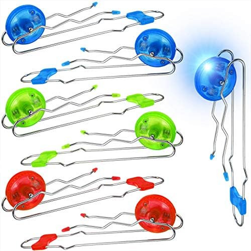 Sumind 6 Pcs Magnetic Gyro Wheels Toy Retro Light up Gyroscope Rails Twirler Easter Gyroscope Gif... | Amazon (US)