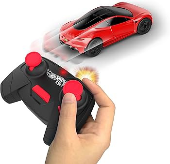 Hot Wheels Toy Car RC Tesla Roadster in 1:64 Scale, Remote-Control Vehicle with Controller & USB ... | Amazon (US)