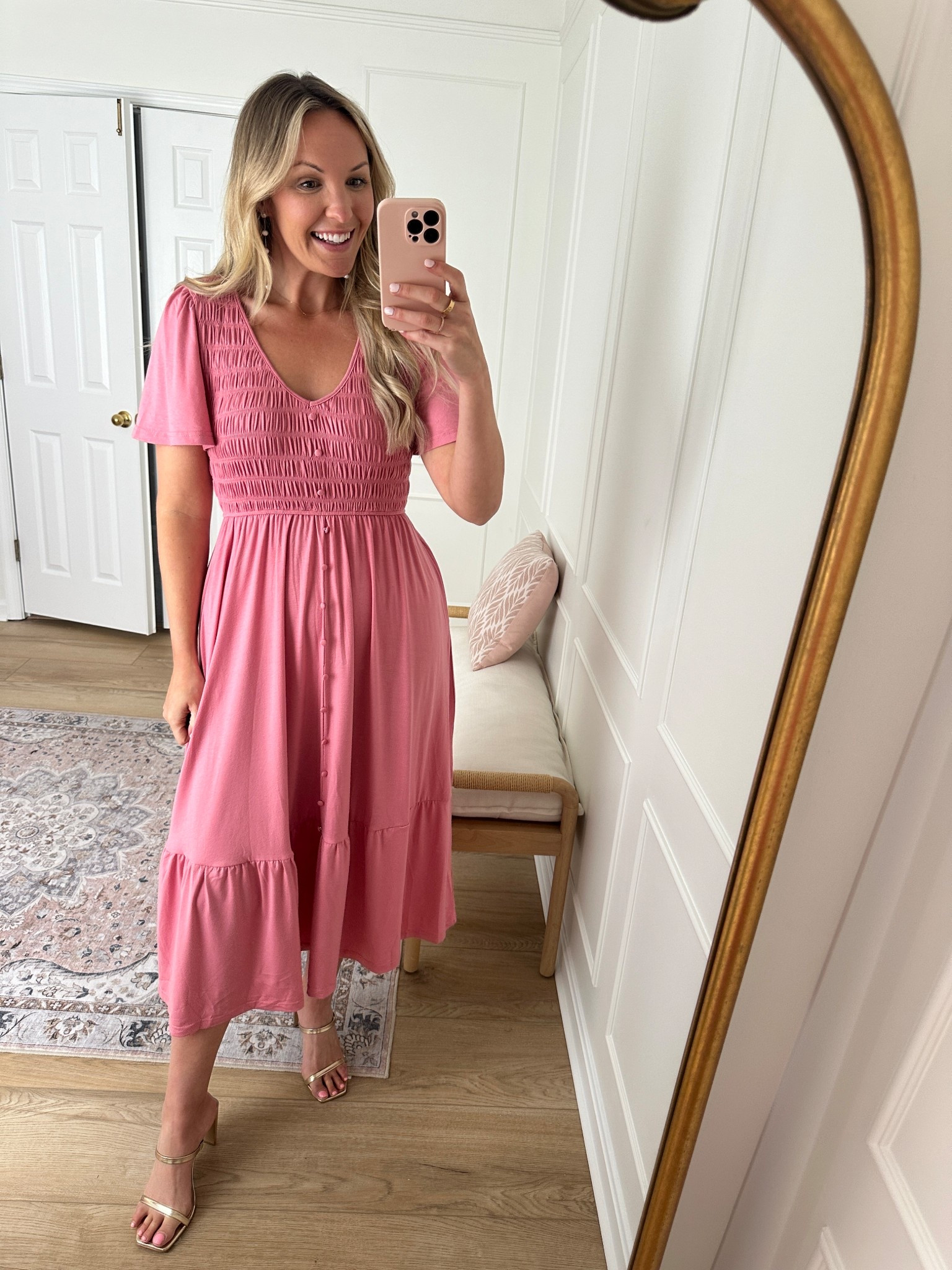 Love this color for spring and summer - has pockets and it’s unlined - spring family photos - spring event dress - wearing a med 

#LTKStyleTip #LTKMidsize #LTKSeasonal