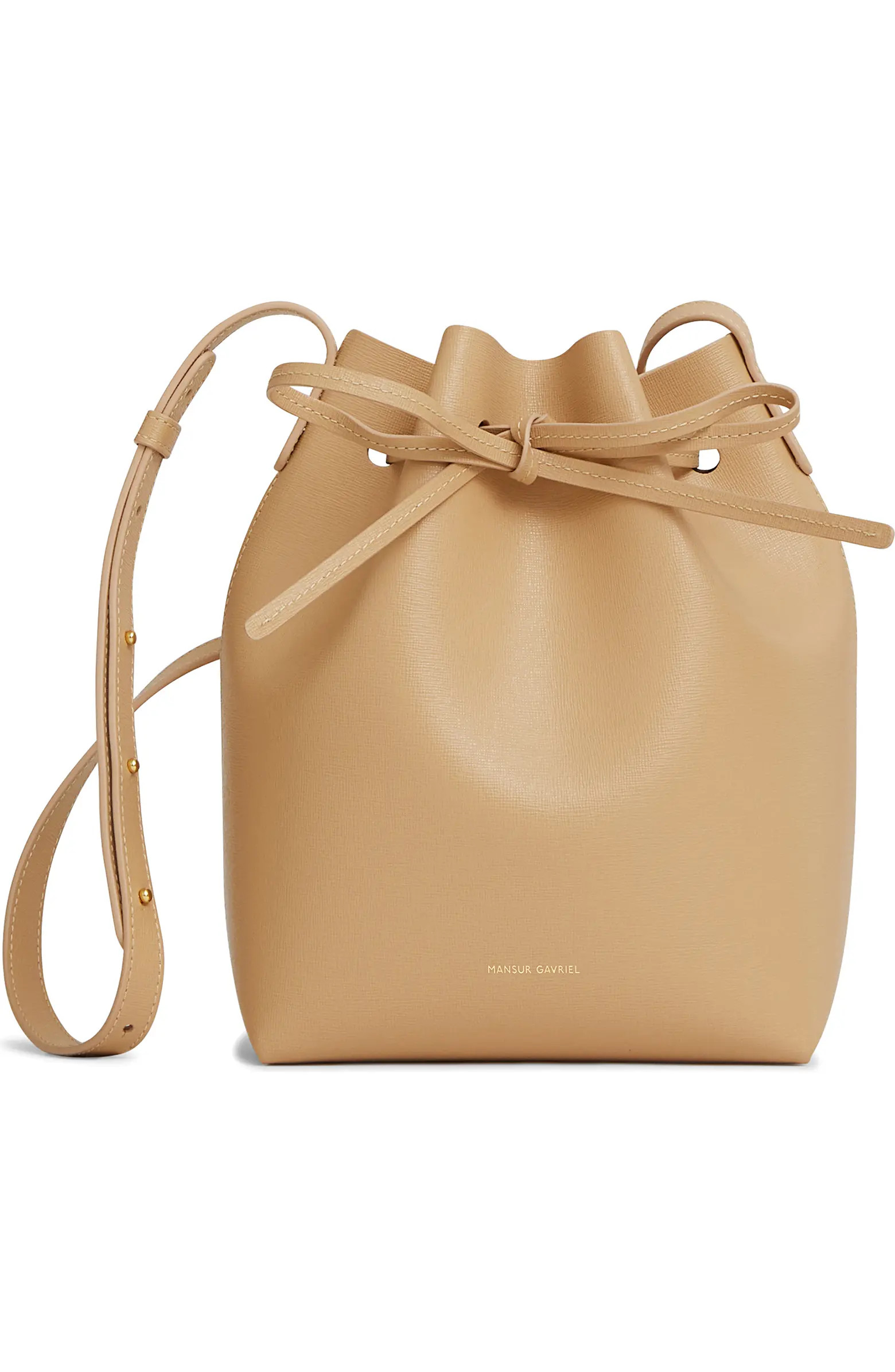 Mini Saffiano Leather Bucket Bag | Nordstrom Rack