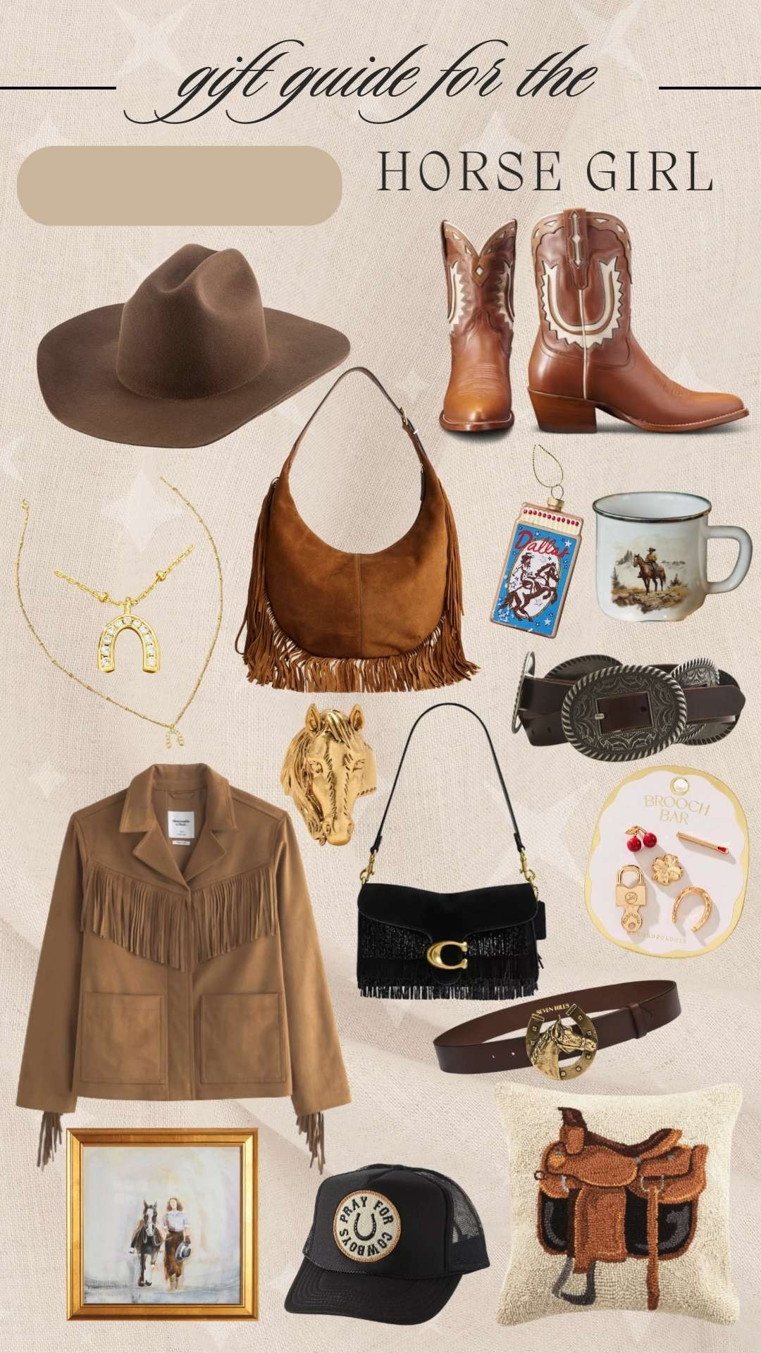 Perfect gifts for the horse girl who loves all things western! This gift guide has everything the horse girl needs to look and feel her best!  

 #LTKGiftGuide #LTKHoliday #LTKootd