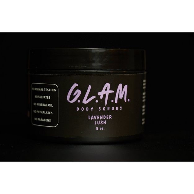 G.L.A.M. Body Scrubs Lavender Lush Body Scrub - 8oz | Target