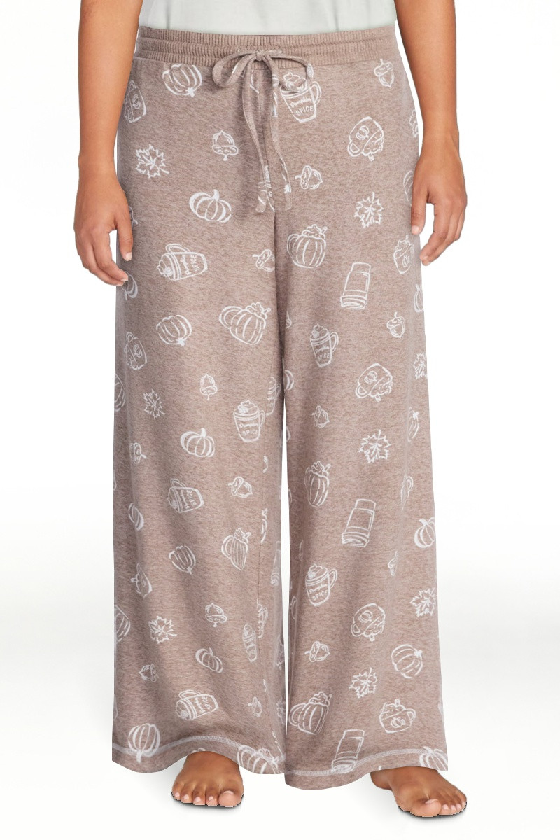 Halloween and Fall Women's Hacci Knit Sleep Pants from Way to Celebrate, 29.5" Inseam, Sizes XS-3... | Walmart (US)