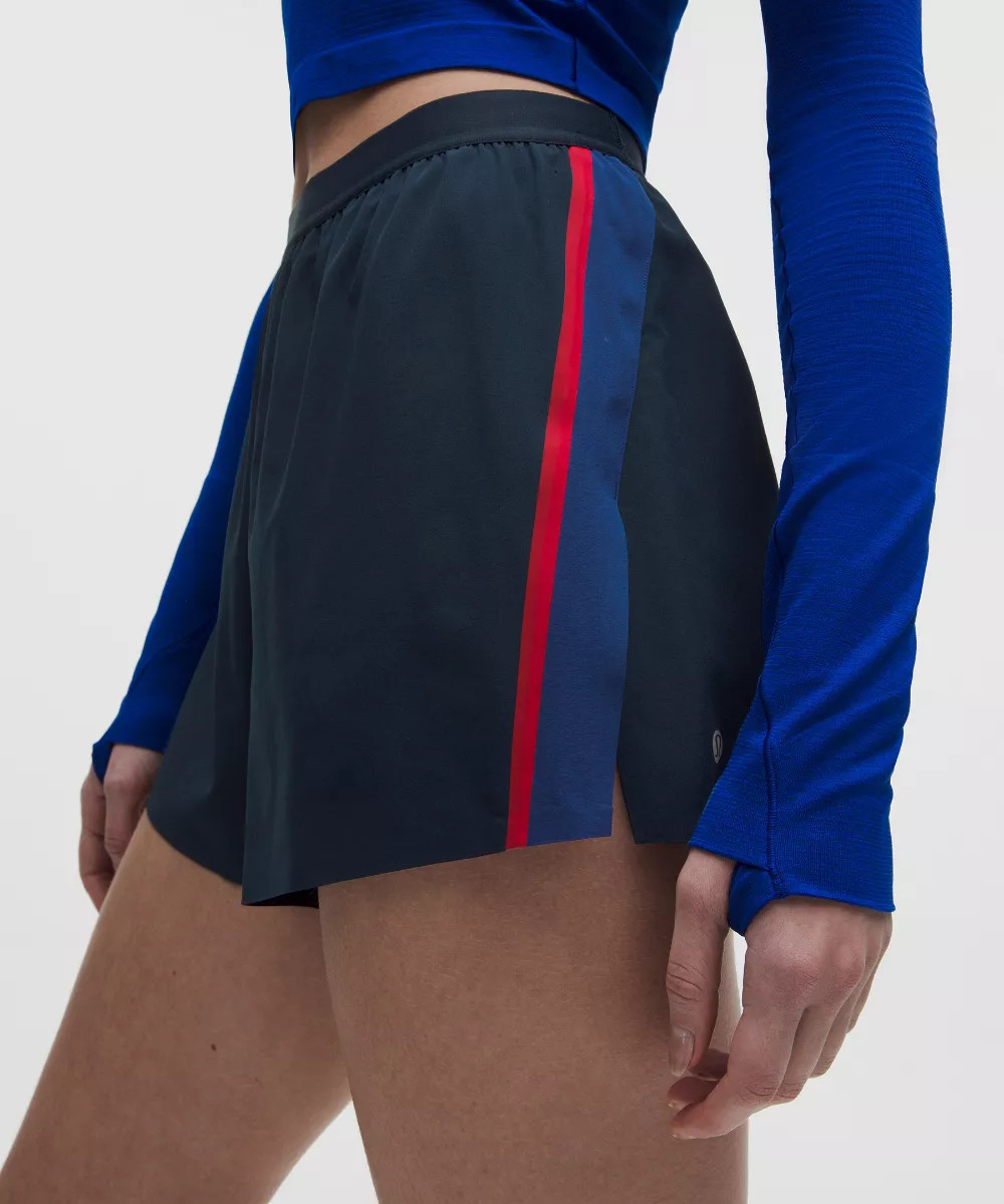 High-Rise Split Short 3"   Stripe | lululemon UK